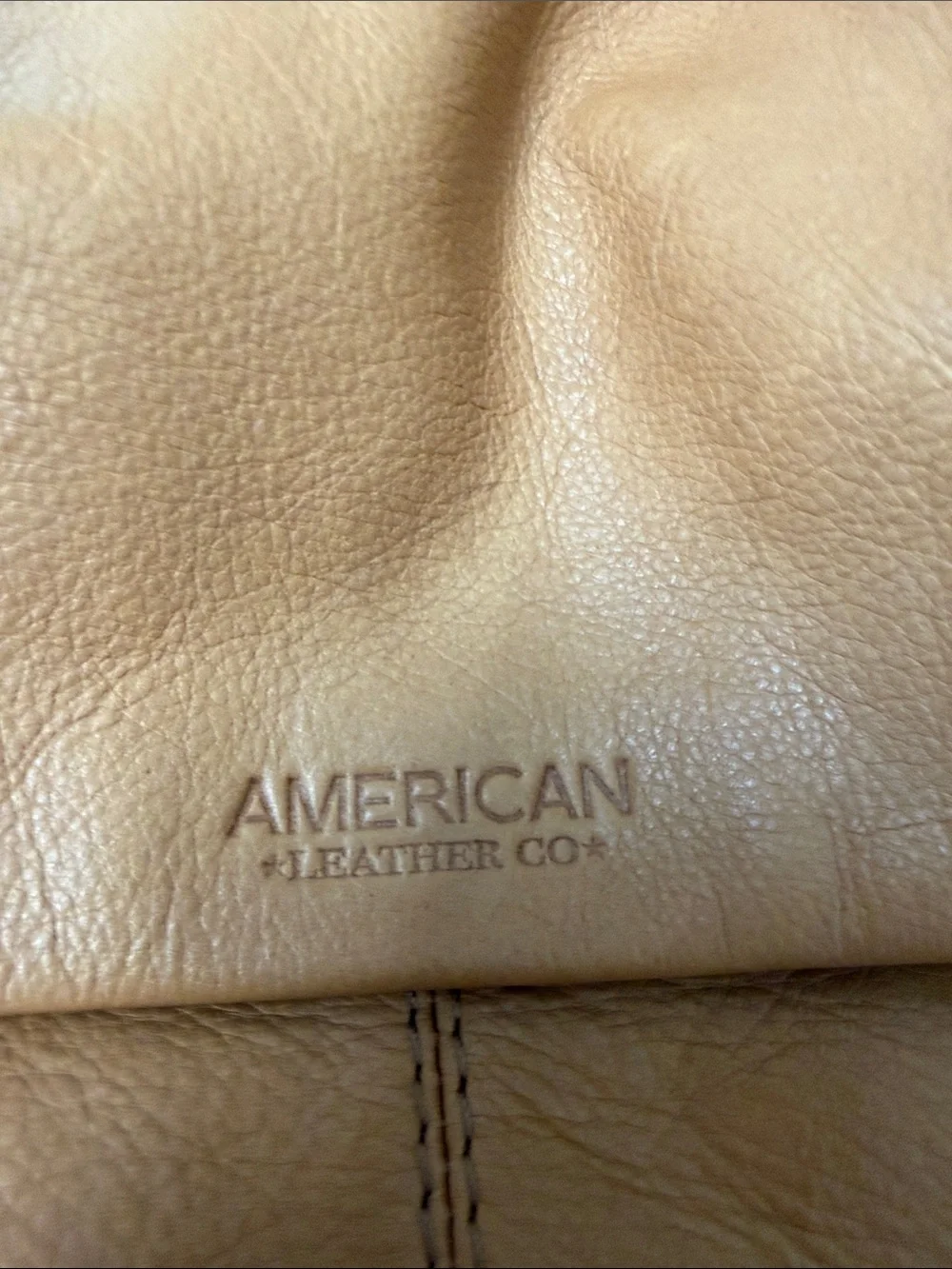 American Leather tan leather